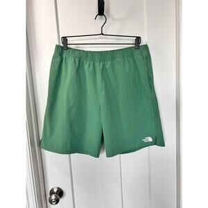 The North Face Men's 4/7 Shorts‎ Flashdry Performance Outdoor Sports Green SZ XL
